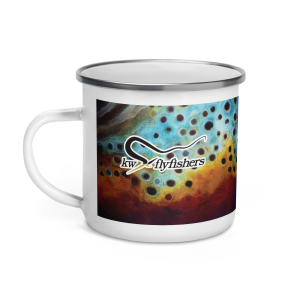 KW FlyFishers Enamel Mug